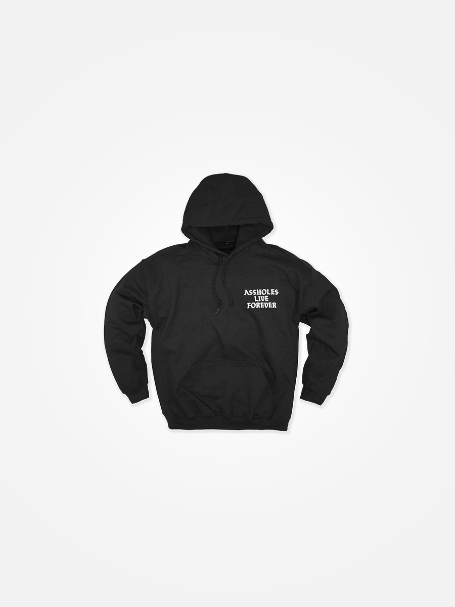 ASSHOLES LIVE FOREVER Kids Hoodie Black