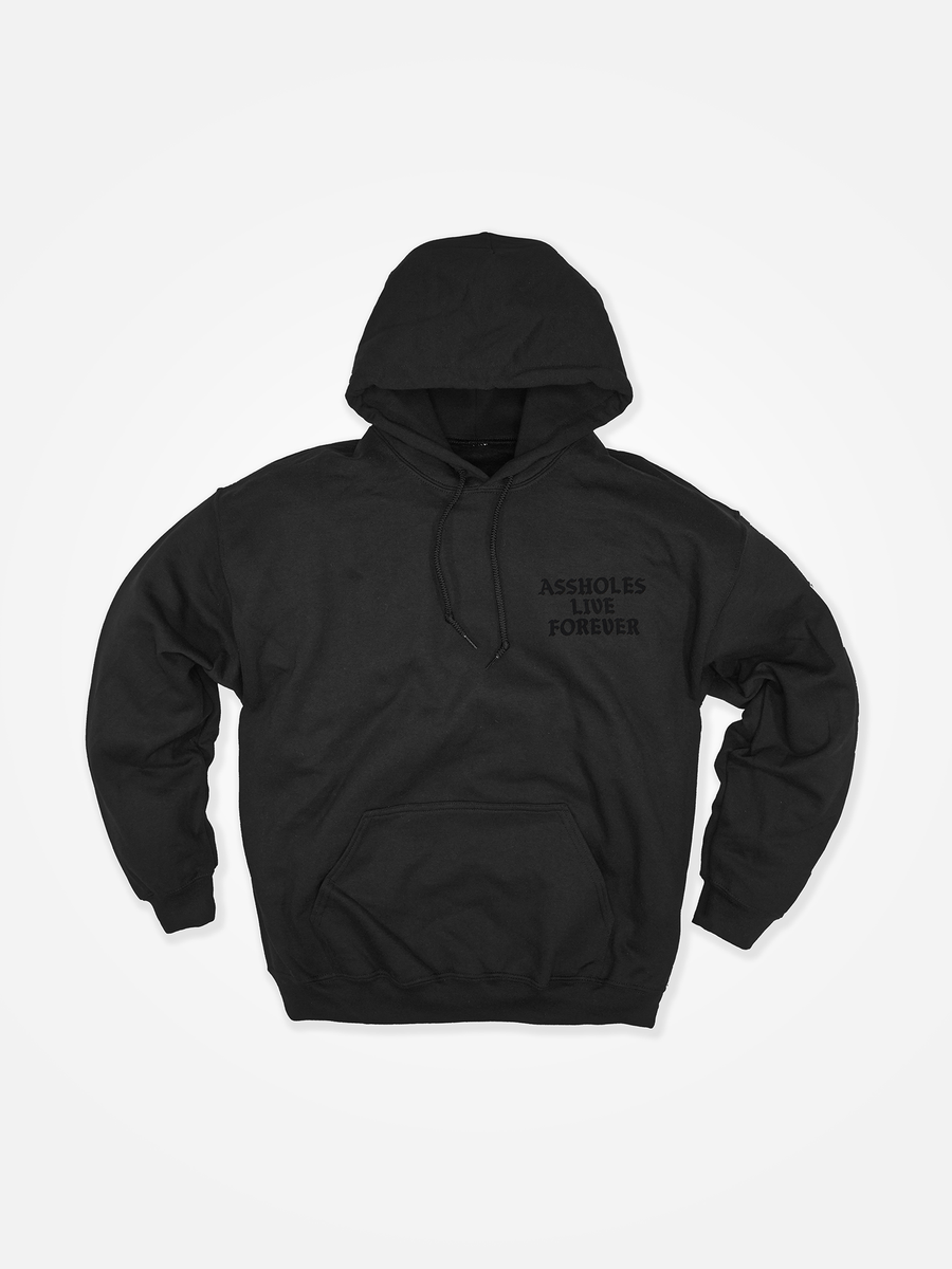 ASSHOLES LIVE FOREVER Hoodie Black/Black