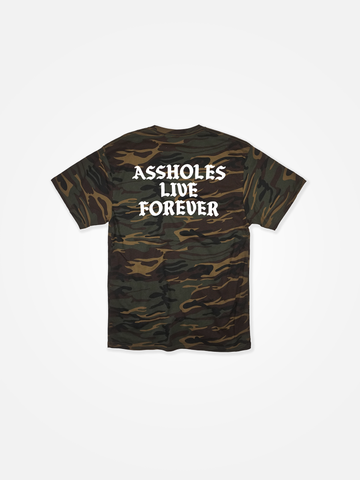 ASSHOLES LIVE FOREVER Tee Camo