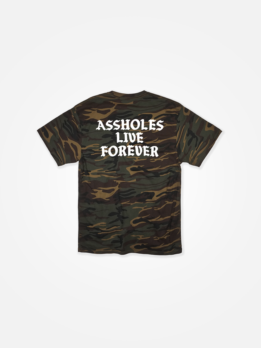 ASSHOLES LIVE FOREVER Tee Camo