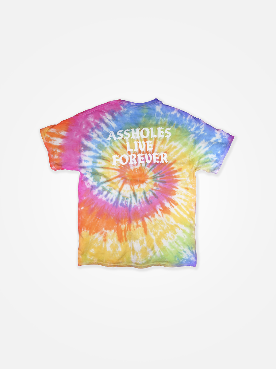 ASSHOLES LIVE FOREVER Tee Tie Dye