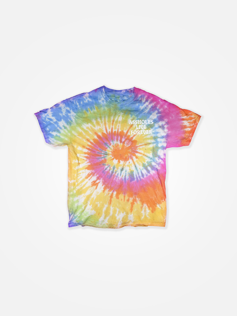 ASSHOLES LIVE FOREVER Tee Tie Dye