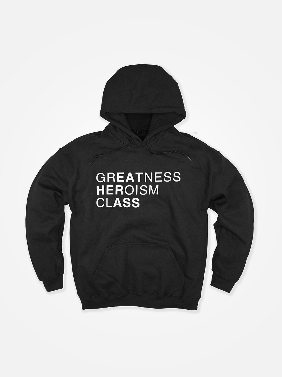 EAT HER ASS Hoodie Black/White