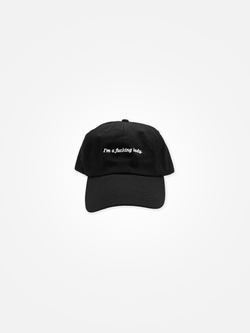 I'M A FUCKING LADY Dad Hat Black