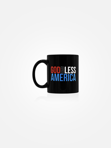 GOD LESS AMERICA Mug Black