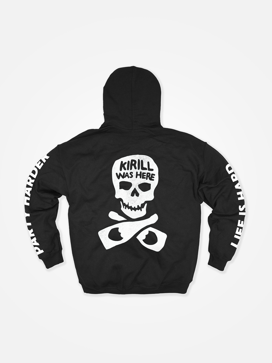 PARTY HARDER x KIRILL WAS HERE Hoodie Black