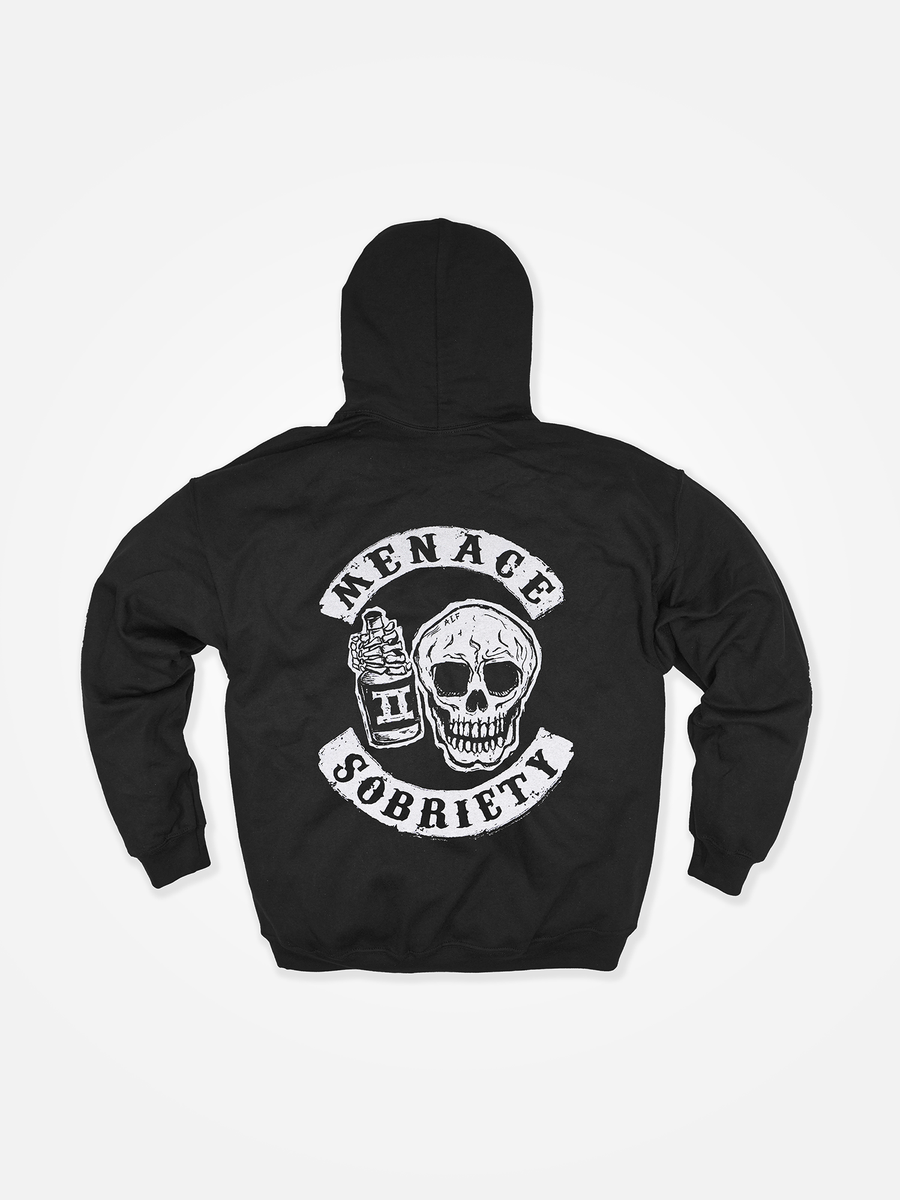 MENACE TO SOBRIETY Anarchy Hoodie Black