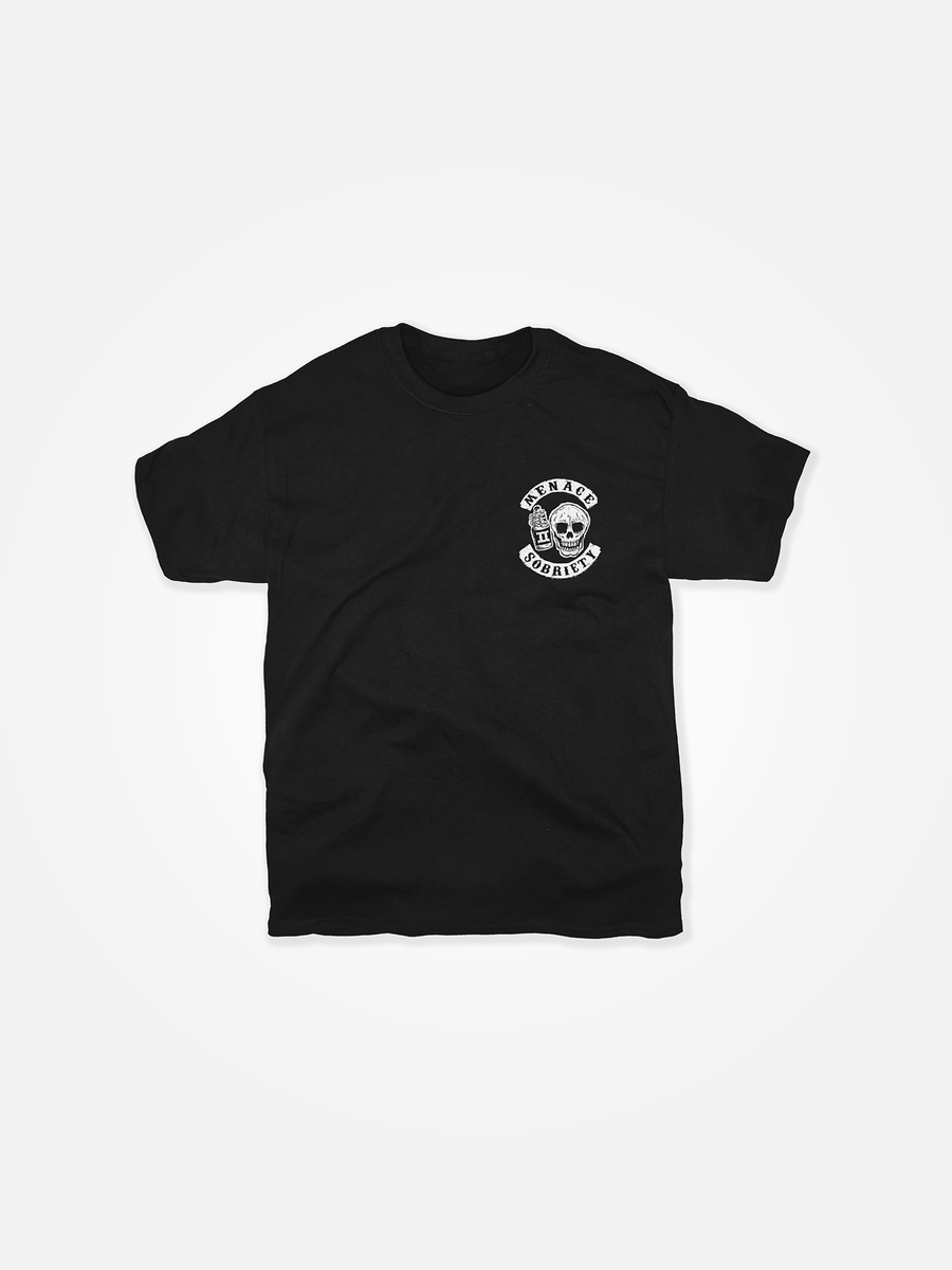 MENACE TO SOBRIETY Anarchy Tee Black