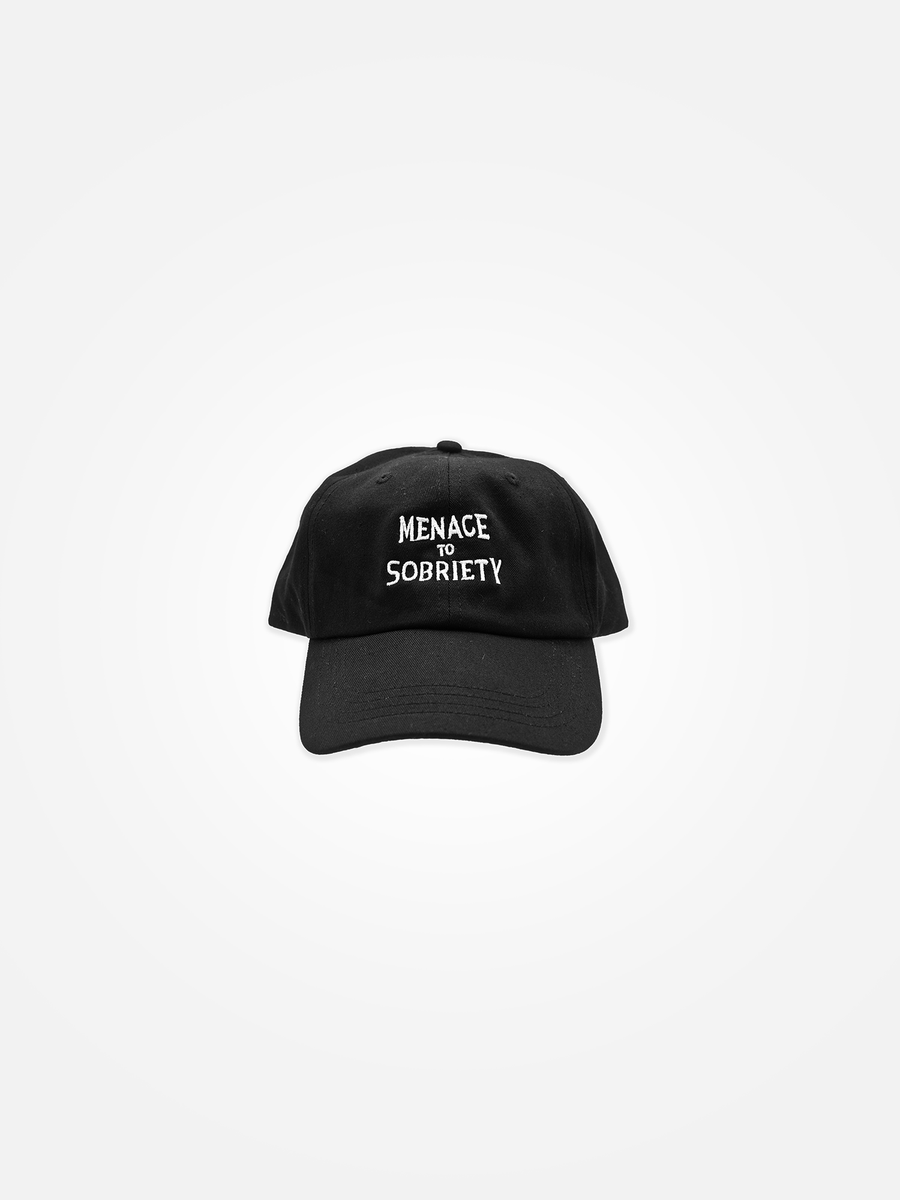 MENACE TO SOBRIETY Dad Hat Black