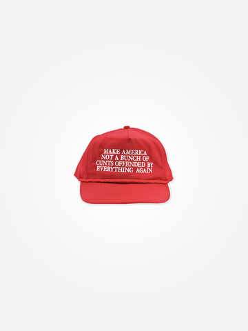 MAKE AMERICA NOT A BUNCH OF OFFENDED CUNTS Snapback Red