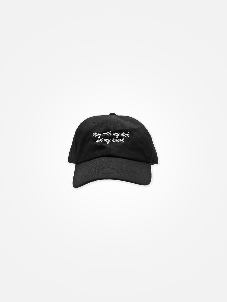 PLAY WITH MY DICK Dad Hat Black